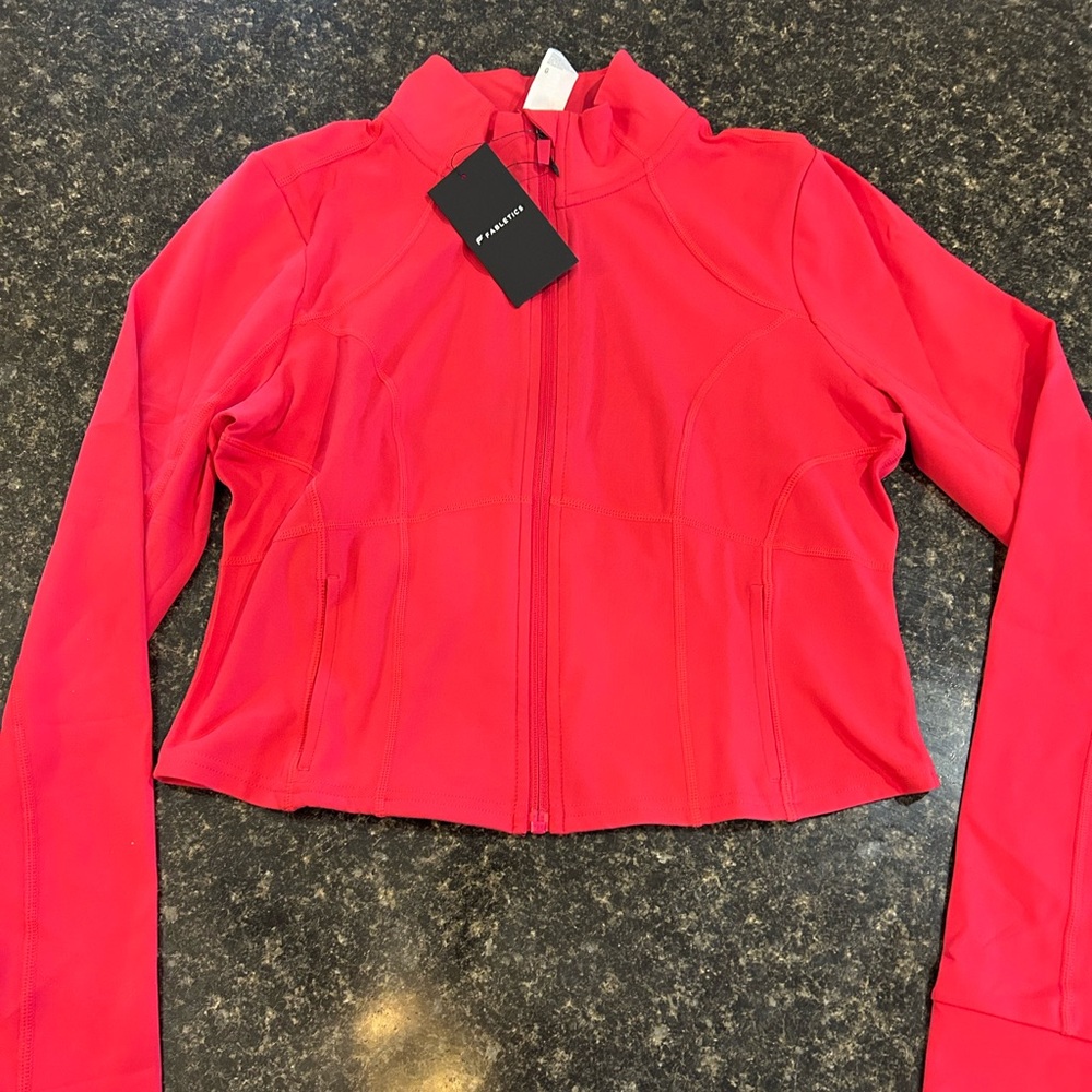 Fabletics Vibrant Hot Pink Athletic jacket
